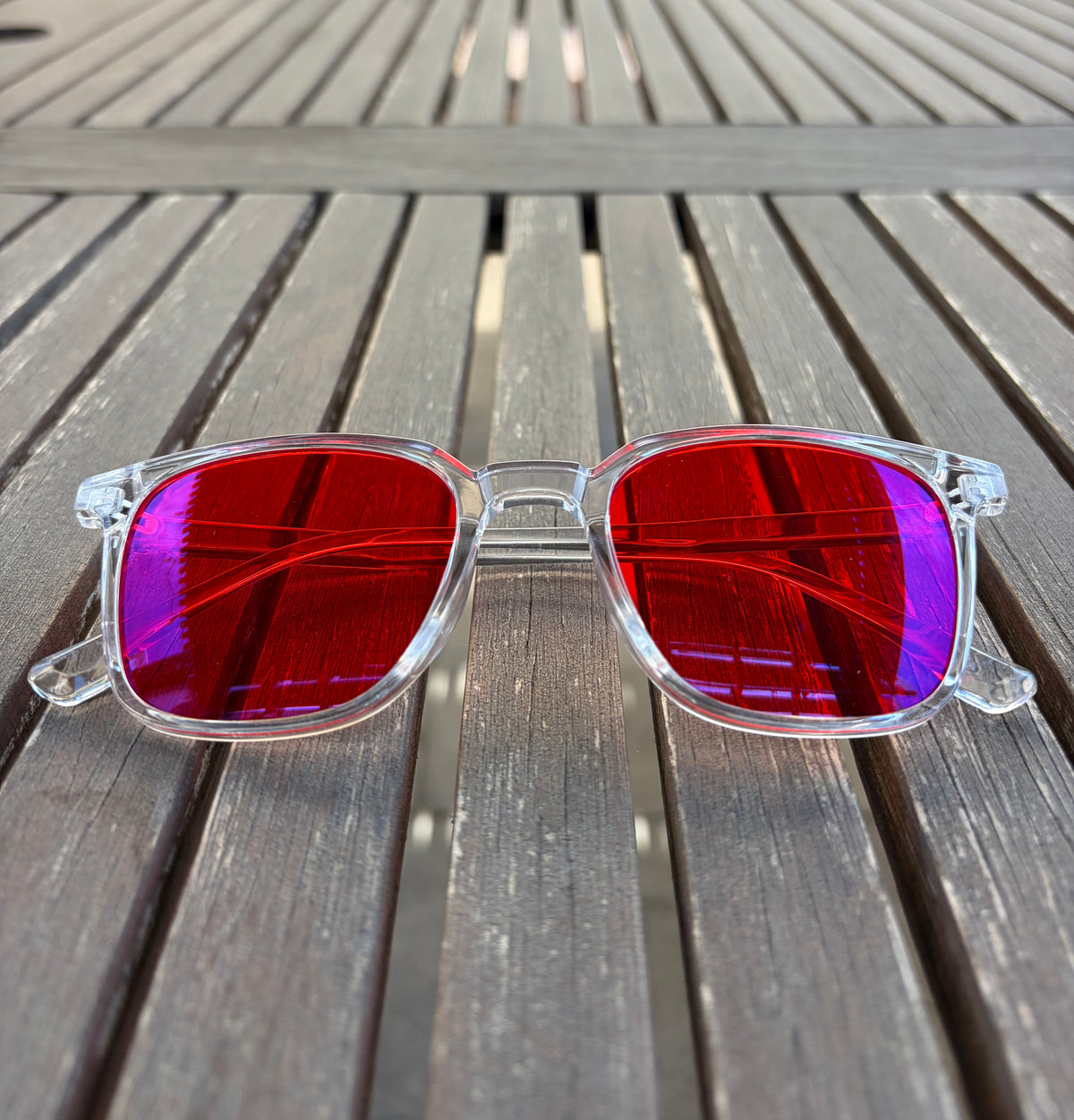TCB Red Lens Glasses